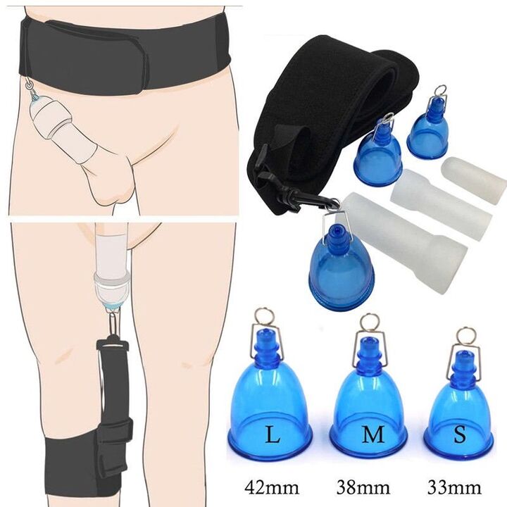 Naudodami siurblį, kad padidintumėte narį